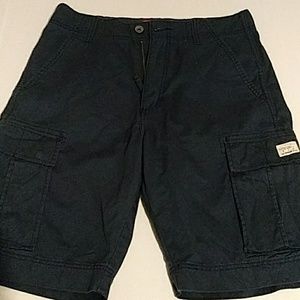 Levi's cargo blue shorts 33 waist great condition